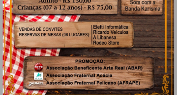 Jantar Italiano beneficente em Botucatu vai arrecadar recursos para entidades assistenciais