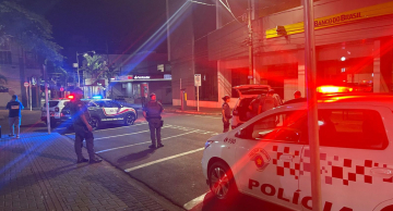 Polícia Militar impede tentativa de furto em agência bancária no Centro de Botucatu
