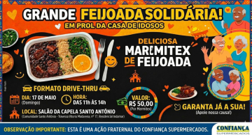 Feijoada solidária em prol da Casa de Idosos terá retirada em sistema drive-thru em Botucatu