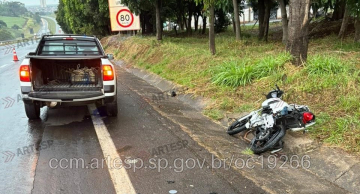 Motociclista morre após ser arrastado na Marechal Rondon em Lençóis Paulista