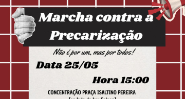 Estudantes da Unesp Botucatu realizam marcha contra precarização da universidade pública nesta segunda-feira, 25