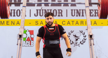Miguel Andrini, de Botucatu, é convocado para representar o Brasil no Mundial Júnior de Powerlifting na África do Sul