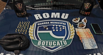 ROMU prende suspeito por tráfico após perseguição e tentativa de fuga em Botucatu