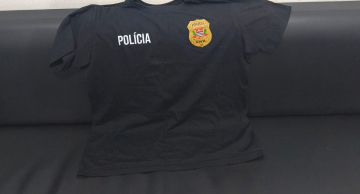 Homem é preso em Itatinga por uso indevido de camiseta da Polícia Civil
