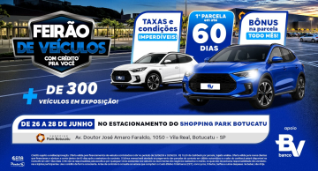Feirão de Veículos reúne mais de 300 automóveis e condições especiais de financiamento em Botucatu