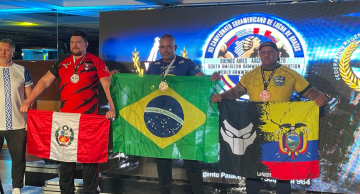 Competidor de Botucatu conquista dois títulos no Sul-Americano de Luta de Braço na Argentina