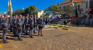 Polícia Militar realiza operação com helicóptero Águia, Canil e BAEP em Botucatu
