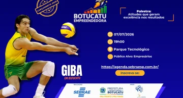 Giba estará em Botucatu para lançamento da nova edição do Botucatu Empreendedor
