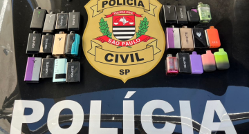 DDM de Botucatu apreende frascos de cigarros eletrônicos durante averiguação de denúncia de maus-tratos