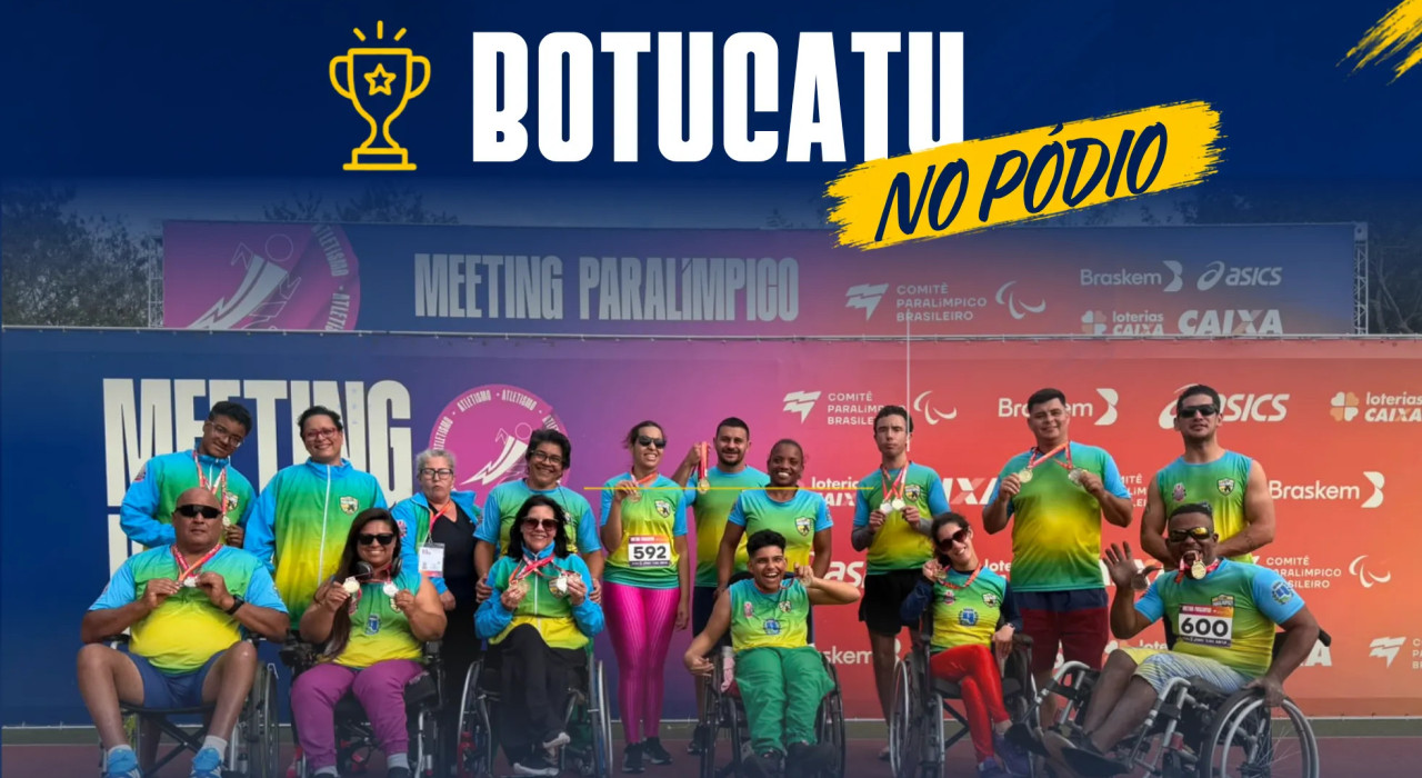 Atletas de Botucatu brilham com 19 medalhas no Meeting Paralímpico em São Paulo