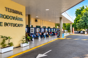 Entrada do Terminal Rodoviário de Botucatu