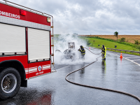 Resgate dos Bombeiros na Chuva