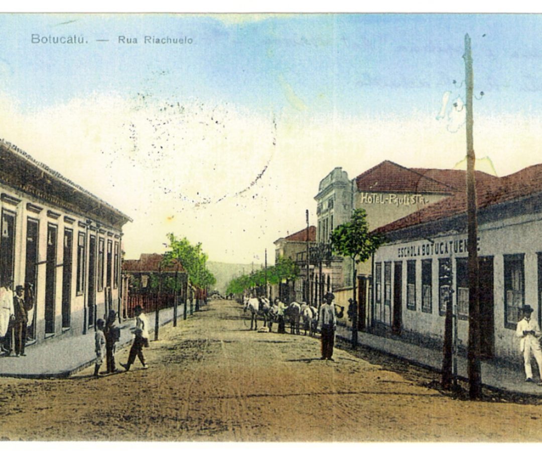Rua Riachuelo (atual Rua Amando). Foto do acervo de João Figueiroa